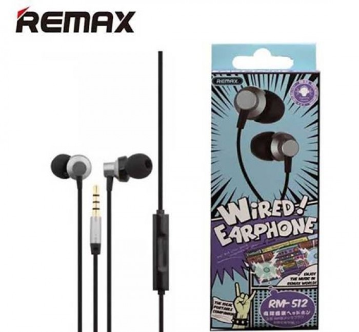 Remax RM-512 Wired Earphone - Gear Picker